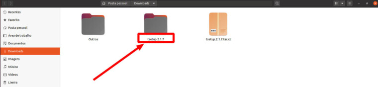 PastaExtraidaTelegramLinux